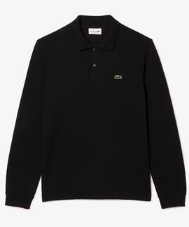 POLO MANGA LARGA LACOSTE REGULAR FIT 031 NEGRO