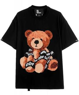 CAMISETA UNISEX MWM TEDDY NEGRA