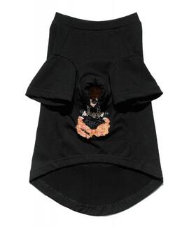 ROPA PARA MASCOTAS MWM TEDDY NEGRO