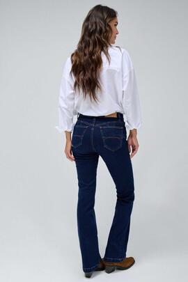 PANTALÓN VAQUERO DESTINY BOOTCUT PUSH UP MEDIUM RISE