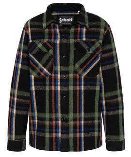 SOBRECAMISA SCHOTT SHCARL49 CUADROS VERDES