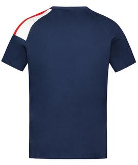 CAMISETA UNISEX TRICOLORE AZUL MARINO