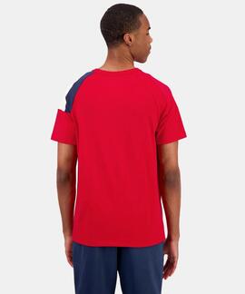 CAMISETA UNISEX TRICOLORE ROJA