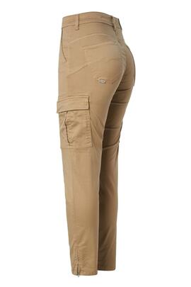 PANTALÓN CARGO FAITH PUSH IN CROPPED SKINNY FIT BEIGE