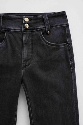 PANTALÓN VAQUERO SECRET BOOTCUT NEGRO DEGRADÉ