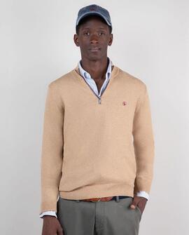 JERSEY CUELLO CAMIONERO CAMEL