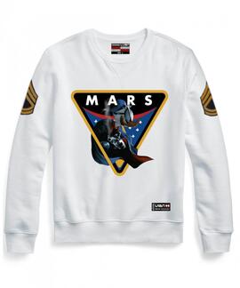 SUDADERA DE HOMBRE LA SAL MARS BLANCA