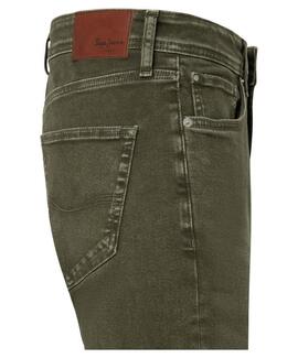 PANTALÓN VAQUERO TAPERED JEANS STANLEY 676 LEAF GREEN