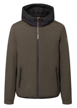 CHAQUETA ACOLCHADA CARTESALF JACKET MAN 135 DARK OLIVE