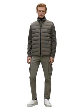 CHAQUETA ACOLCHADA BIMIALF KNIT MAN 135 DARK OLIVE