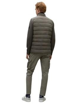 CHAQUETA ACOLCHADA BIMIALF KNIT MAN 135 DARK OLIVE