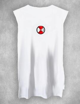 CAMISETA DE MUJER LASAL ROCK BLANCA