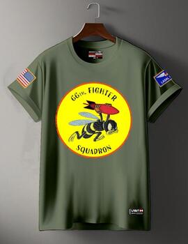 CAMISETA DE HOMBRE LASAL 66 VERDE CAQUI