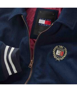 CHAQUETA DE PANA UNIVERSITARIA LETTERMAN RELAXED FIT NAVY