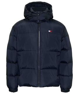 CHAQUETA ACOLCHADA ALASKA CON PARCHE DE TOMMY NAVY