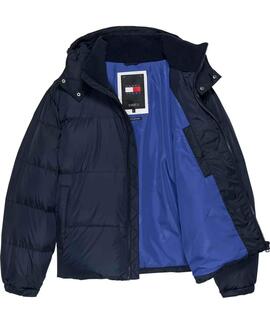 CHAQUETA ACOLCHADA ALASKA CON PARCHE DE TOMMY NAVY