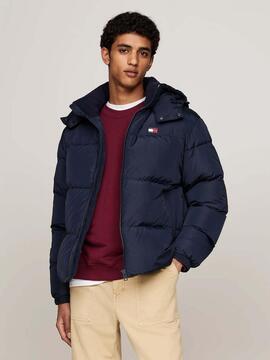 CHAQUETA ACOLCHADA ALASKA CON PARCHE DE TOMMY NAVY