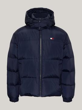 CHAQUETA ACOLCHADA ALASKA CON PARCHE DE TOMMY NAVY