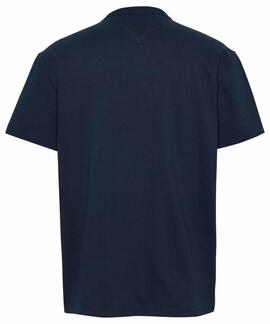 CAMISETA REGULAR FIT CON LOGO BORDADO DARK NIGHT NAVY