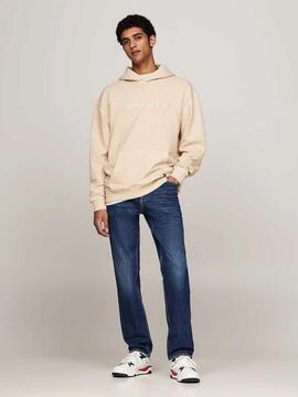 SUDADERA CON CAPUCHA RELAXED FIT GENTLE GOLD