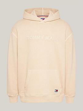 SUDADERA CON CAPUCHA RELAXED FIT GENTLE GOLD