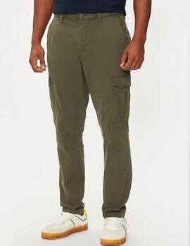 PANTALÓN BOLSO CARGO AUSTIN SLIM TAPERED FATIGUE GREEN