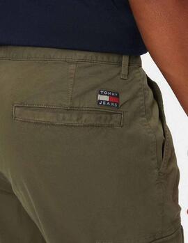 PANTALÓN BOLSO CARGO AUSTIN SLIM TAPERED FATIGUE GREEN