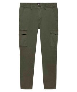 PANTALÓN BOLSO CARGO AUSTIN SLIM TAPERED FATIGUE GREEN