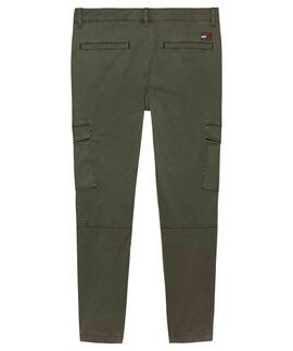 PANTALÓN BOLSO CARGO AUSTIN SLIM TAPERED FATIGUE GREEN