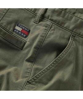 PANTALÓN BOLSO CARGO AUSTIN SLIM TAPERED FATIGUE GREEN