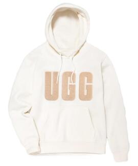 SUDADERA REY UGGFLUFF LOGO NIMBUS / SAND