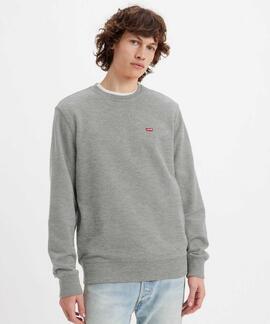 SUDADERA NEW ORIGINAL CREW NECK MID TONE GREY HEATHER