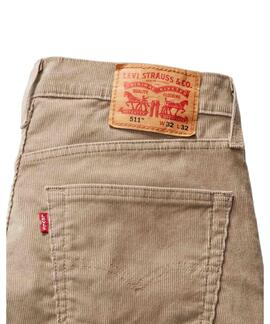 PANTALÓN DE PANA LEVI'S® 511 SLIM FIT TIMBER WOLF