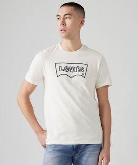 CAMISETA LEVI'S® CLASSIC GRAPHIC TEE ROPE BATWING VW EGRET