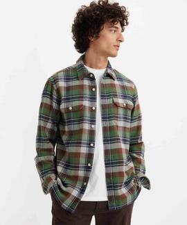 SOBRECAMISA JACKSON WORKER RELAXED FIT DENVER PLAID FONDUE