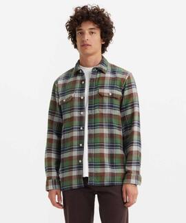 SOBRECAMISA JACKSON WORKER RELAXED FIT DENVER PLAID FONDUE