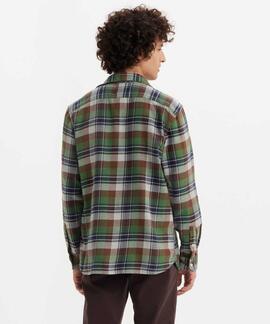 SOBRECAMISA JACKSON WORKER RELAXED FIT DENVER PLAID FONDUE