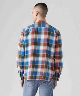 SOBRECAMISA JACKSON WORKER RELAXED FIT WALKER PLAID EGRET