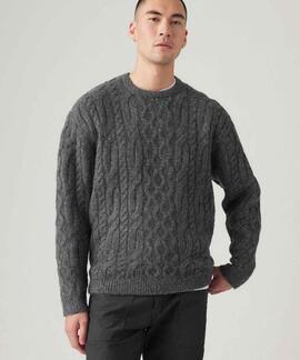 JERSEY DE PUNTO TRENZADO PARKSIDE CABLE TWILIGHT CHARCOAL