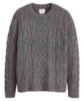 JERSEY DE PUNTO TRENZADO PARKSIDE CABLE TWILIGHT CHARCOAL