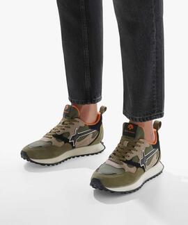 ZAPATILLAS LOOP-M MILITARE / BLACK / TAUPE