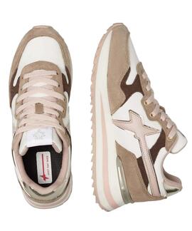 ZAPATILLAS YAK-W ANTE Y NAILON TAUPE / BONE / CIPRIA