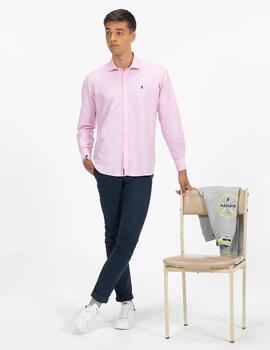 CAMISA BÁSICA OXFORD 600 ROSA