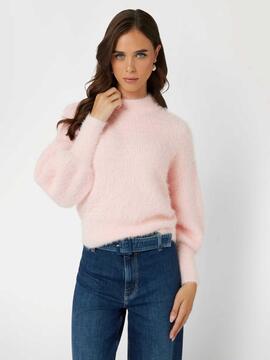 JERSEY DE PELO KEYLA RELAXED FIT PRETTY PINK