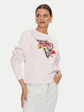 SUDADERA ROSES TRIANGLE REGULAR FIT LOW KEY PINK