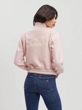 CHAQUETA GLORIA LOGO BOMBER REGULAR FIT PALE SAND MULTI