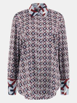 CAMISA ALEXANDRA ESTAMPADO INTEGRAL NEW G LOGO LIGHT BLUE