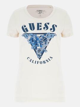 CAMISETA ROSES TRIANGLE SLIM FIT CREAM WHITE