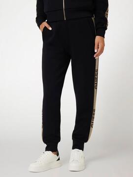 PANTALÓN JOGGER NEOPRENO STUDS LOGO JET BLACK