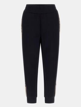 PANTALÓN JOGGER NEOPRENO STUDS LOGO JET BLACK